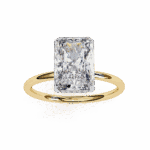 2.5 Carat Radiant Cut Eternal Solitaire Wedding Ring - Image 8