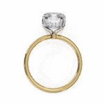 2.5 Carat Emerald Cut Eternal Solitaire Wedding Ring - Image 7