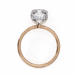 2.5 Carat Emerald Cut Eternal Solitaire Wedding Ring - Image 11