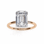 2.5 Carat Emerald Cut Eternal Solitaire Wedding Ring - Image 12