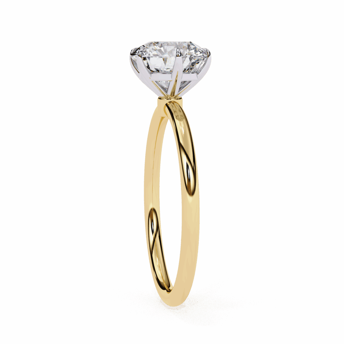 2 Carat Round Cut The Classic Bond Solitaire Ring  Image 6