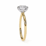 2 Carat Round Cut The Classic Bond Solitaire Ring - Image 6