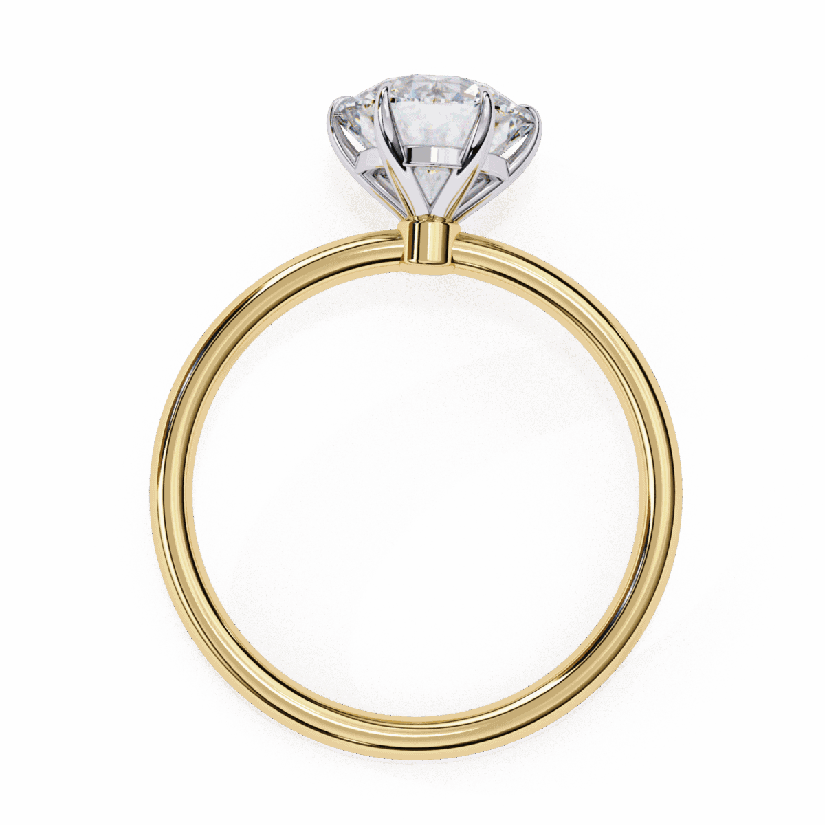 2 Carat Round Cut The Classic Bond Solitaire Ring  Image 7
