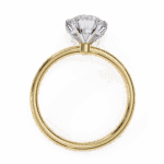 2 Carat Round Cut The Classic Bond Solitaire Ring - Image 7