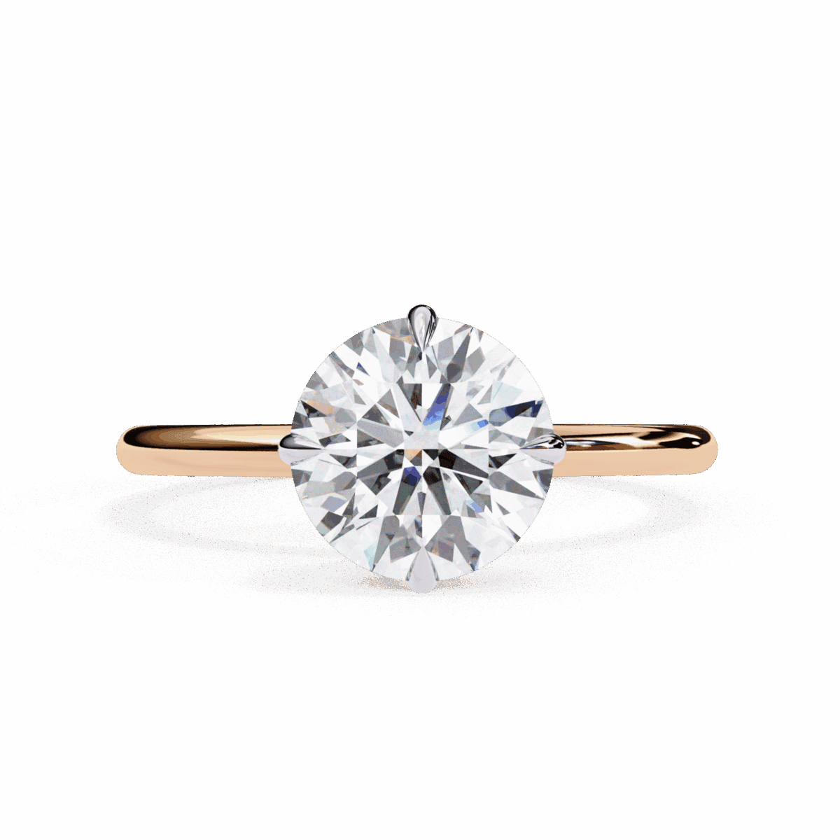2 Carat Round Cut The Classic Bond Solitaire Ring  Image 9