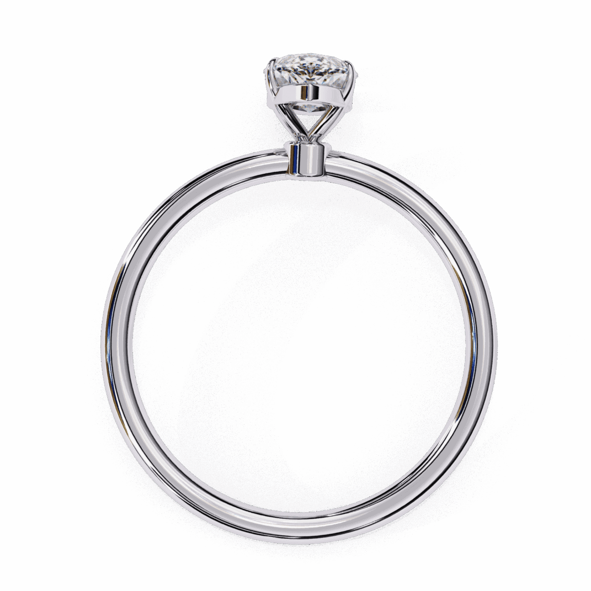 0.75 Carat Marquise Cut The Classic Bond Solitaire Ring  Image 3