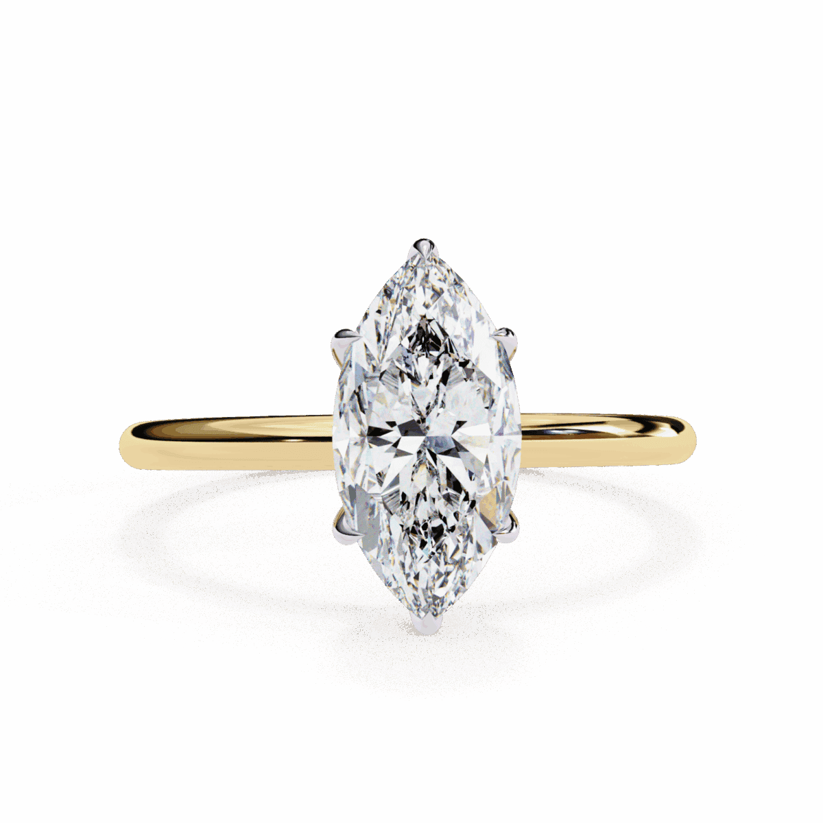 0.75 Carat Marquise Cut The Classic Bond Solitaire Ring  Image 5