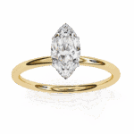0.75 Carat Marquise Cut The Classic Bond Solitaire Ring - Image 8