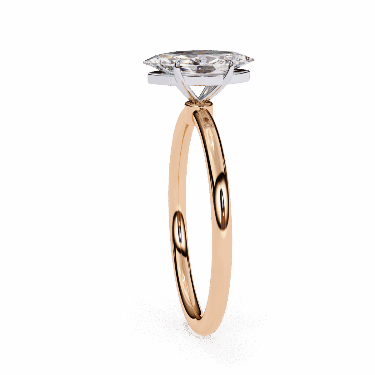 0.75 Carat Marquise Cut The Classic Bond Solitaire Ring  Image 11