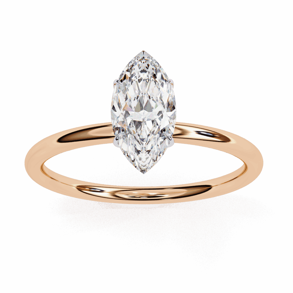 0.75 Carat Marquise Cut The Classic Bond Solitaire Ring  Image 13