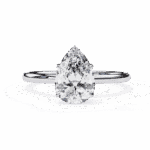 1 Carat Pear Cut The Classic Bond Solitaire Ring