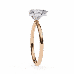 1 Carat Pear Cut The Classic Bond Solitaire Ring - Image 11