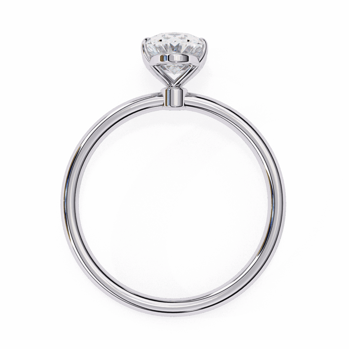 1.25 Carat Oval Cut The Classic Bond Solitaire Ring  Image 3