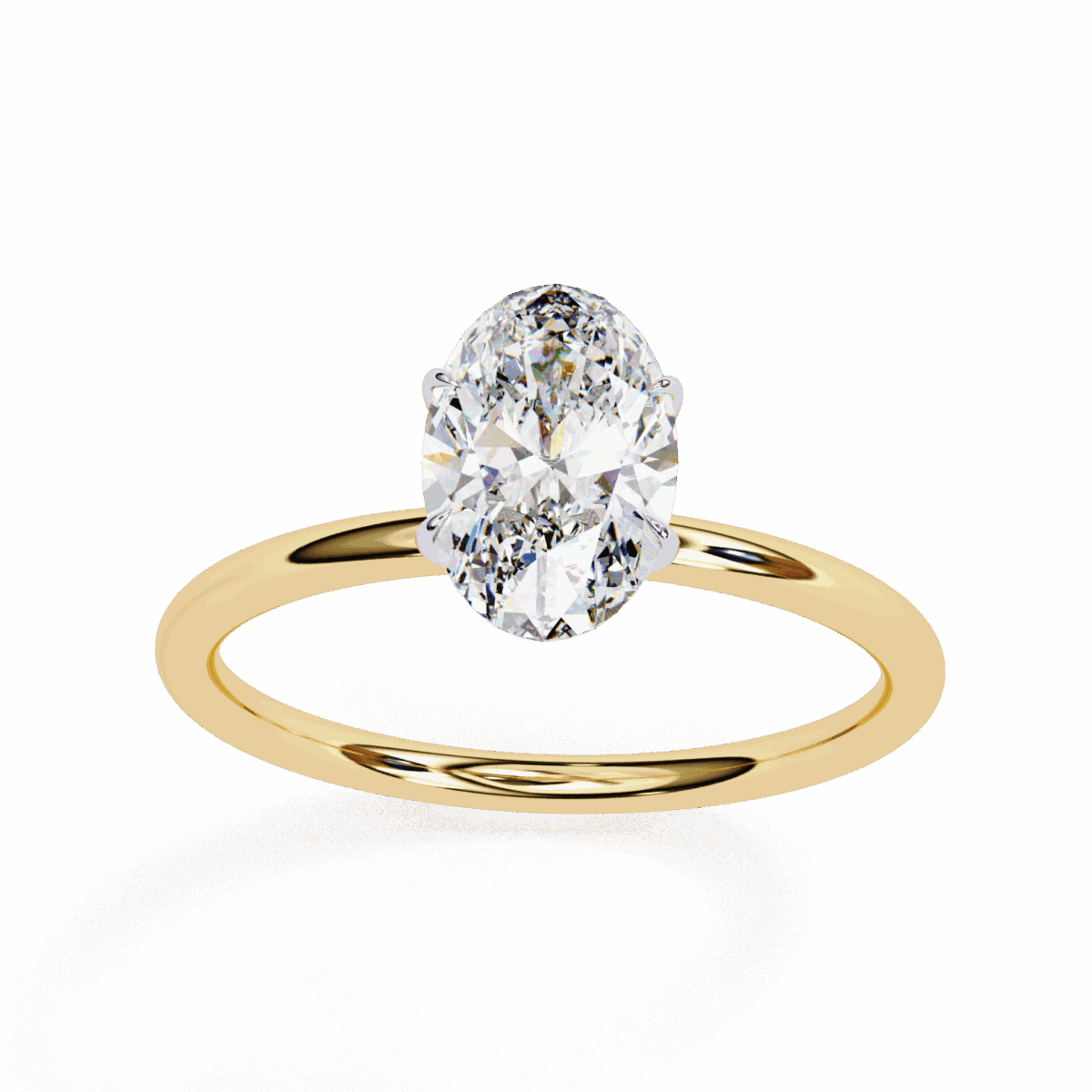 1.25 Carat Oval Cut The Classic Bond Solitaire Ring  Image 8
