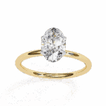 1.25 Carat Oval Cut The Classic Bond Solitaire Ring - Image 8