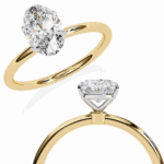 1.25 Carat Oval Cut The Classic Bond Solitaire Ring - Image 9