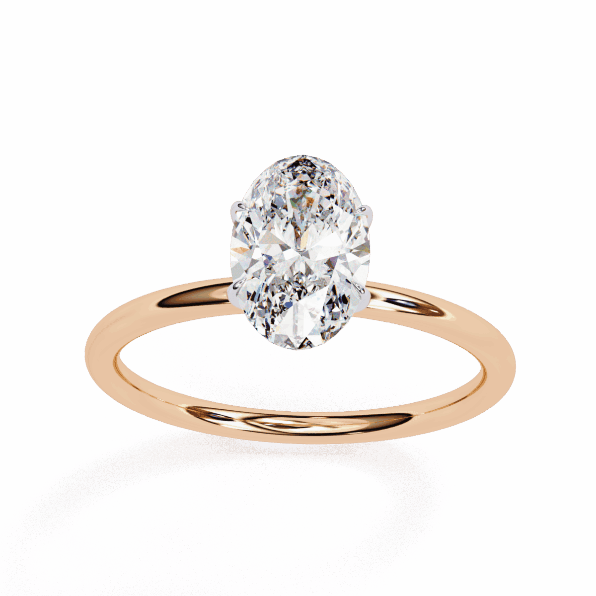 1.25 Carat Oval Cut The Classic Bond Solitaire Ring  Image 13