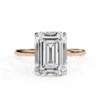 2.5 Carat Emerald Cut The Classic Bond Solitaire Ring - Image 9