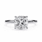 2.75 Carat Cushion Cut The Classic Bond Solitaire Ring