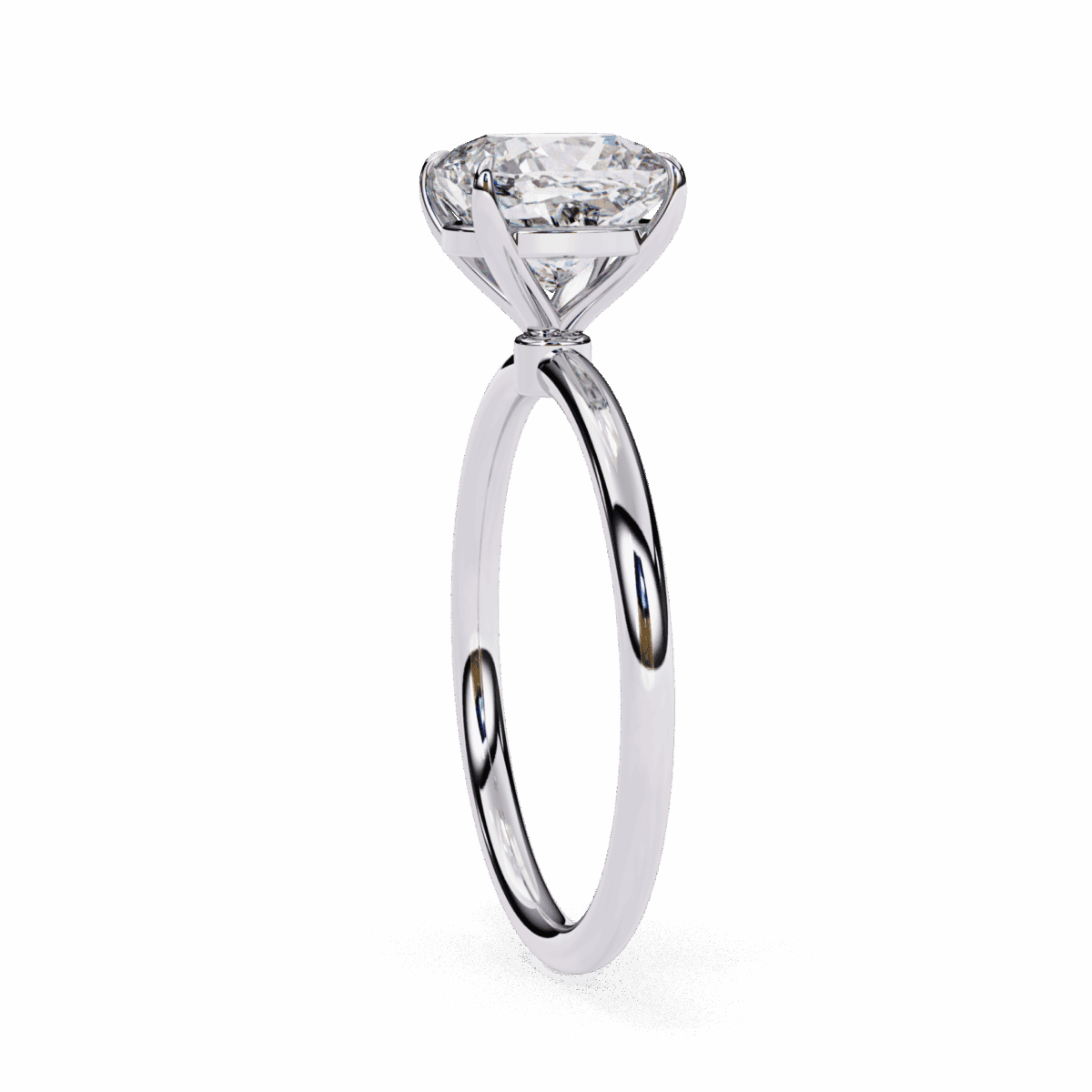 2.75 Carat Cushion Cut The Classic Bond Solitaire Ring  Image 2