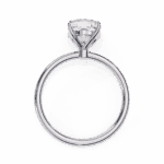 2.75 Carat Cushion Cut The Classic Bond Solitaire Ring - Image 3