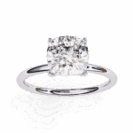 2.75 Carat Cushion Cut The Classic Bond Solitaire Ring - Image 4