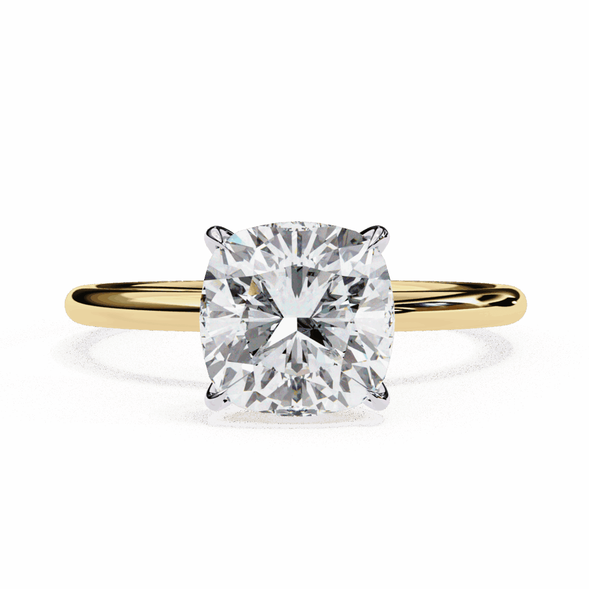 2.75 Carat Cushion Cut The Classic Bond Solitaire Ring  Image 6
