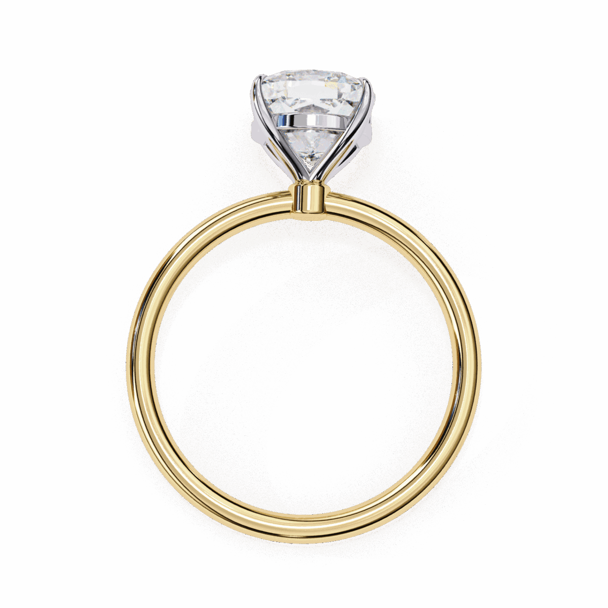 2.75 Carat Cushion Cut The Classic Bond Solitaire Ring  Image 8