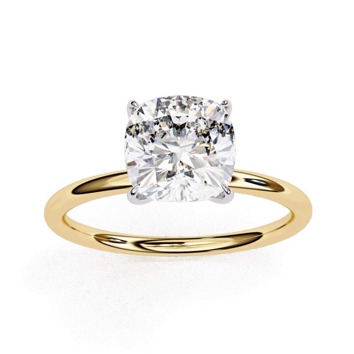 2.75 Carat Cushion Cut The Classic Bond Solitaire Ring  Image 9
