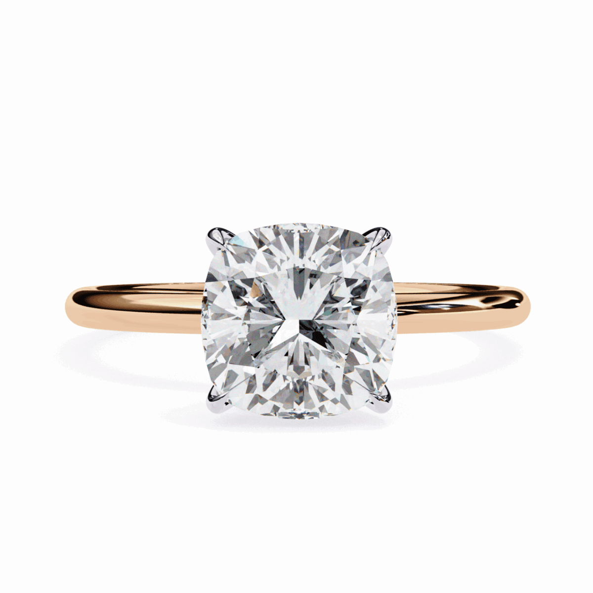 2.75 Carat Cushion Cut The Classic Bond Solitaire Ring  Image 10
