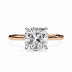 2.75 Carat Cushion Cut The Classic Bond Solitaire Ring - Image 10