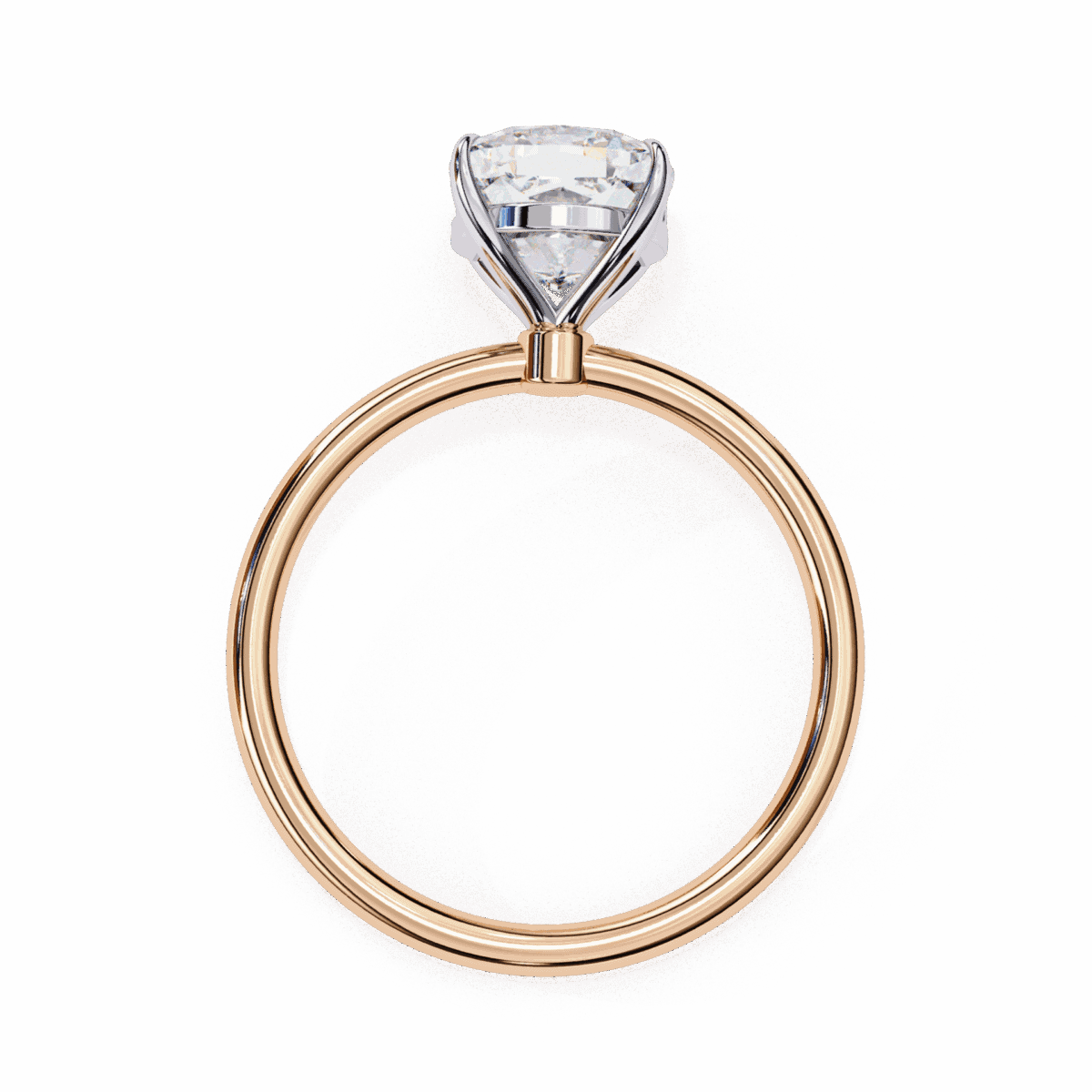 2.75 Carat Cushion Cut The Classic Bond Solitaire Ring  Image 12