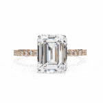 2.5 Carat Emerald Cut Modern Classic Solitaire Ring - Image 9