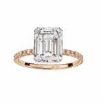 2.5 Carat Emerald Cut Modern Classic Solitaire Ring - Image 12