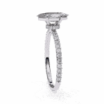 1 Carat Marquise Cut Modern Classic Solitaire Ring - Image 2