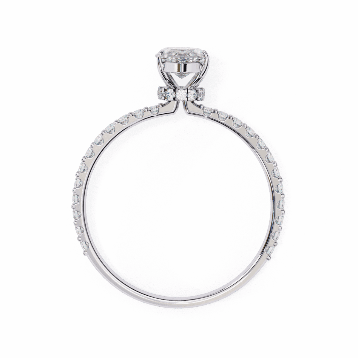 1 Carat Marquise Cut Modern Classic Solitaire Ring  Image 3