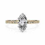 1 Carat Marquise Cut Modern Classic Solitaire Ring - Image 5