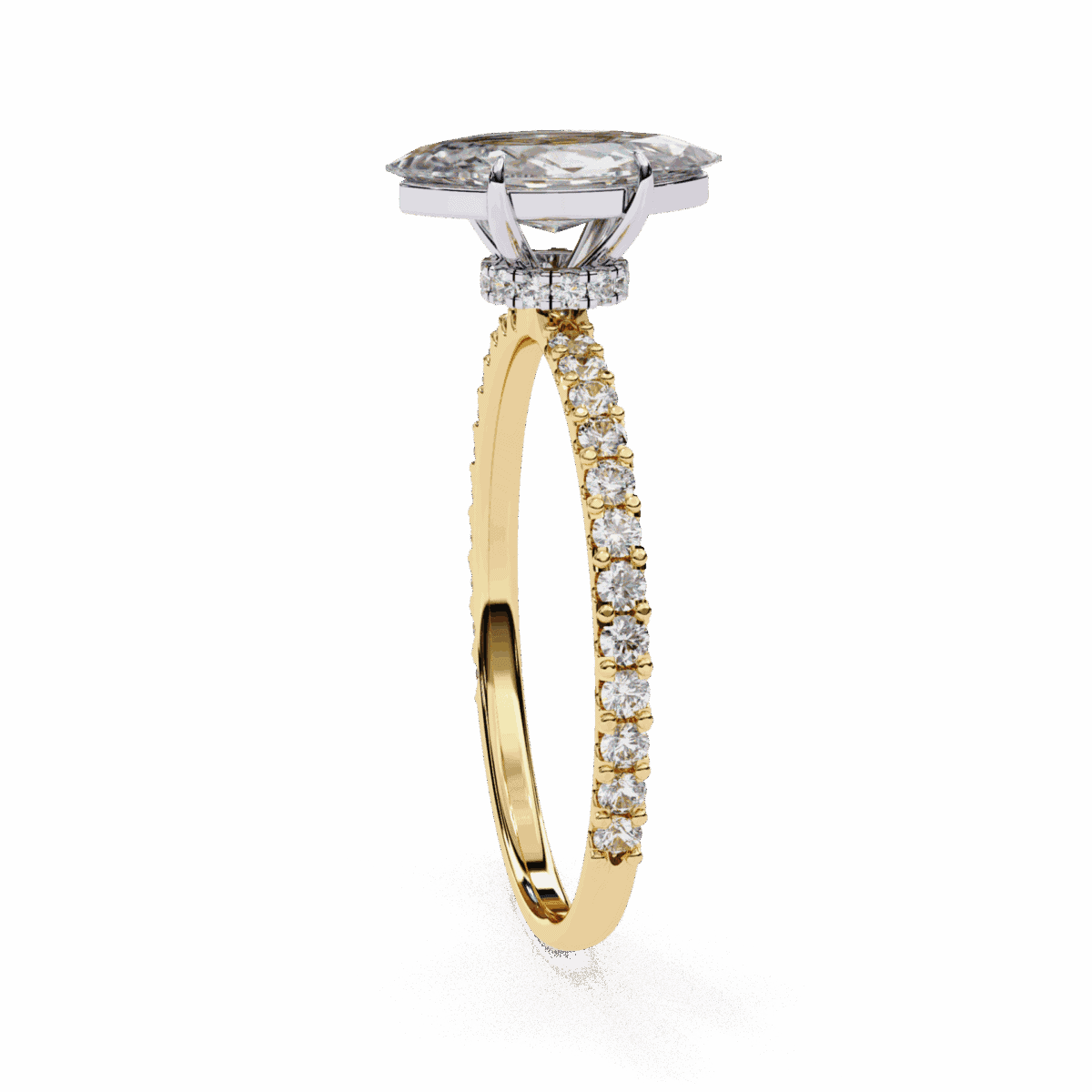 1 Carat Marquise Cut Modern Classic Solitaire Ring  Image 6