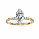 1 Carat Marquise Cut Modern Classic Solitaire Ring - Image 8