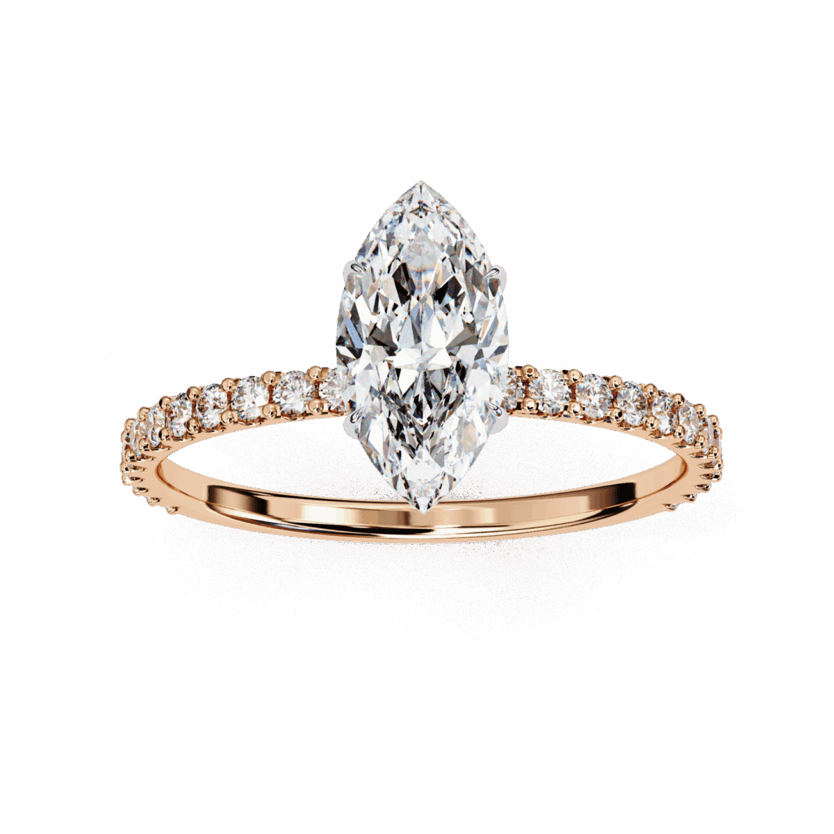 1 Carat Marquise Cut Modern Classic Solitaire Ring  Image 13