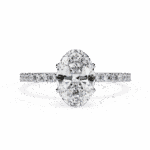 1.5 Carat Oval Cut Modern Classic Solitaire Ring