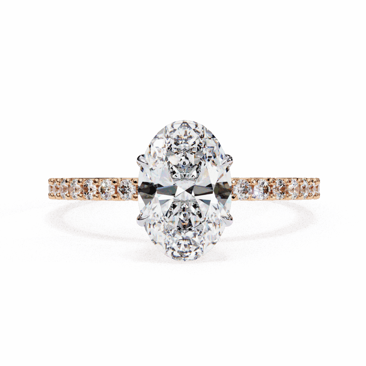 1.5 Carat Oval Cut Modern Classic Solitaire Ring  Image 10