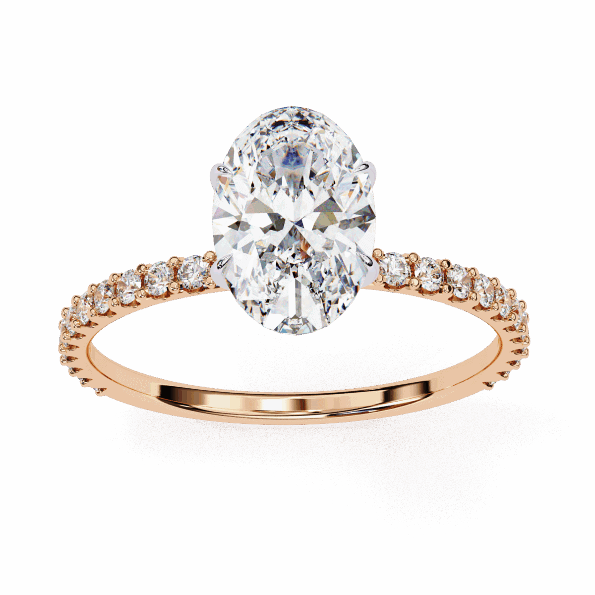 1.5 Carat Oval Cut Modern Classic Solitaire Ring  Image 13