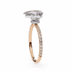 2 Carat Pear Cut Modern Classic Solitaire Ring - Image 11