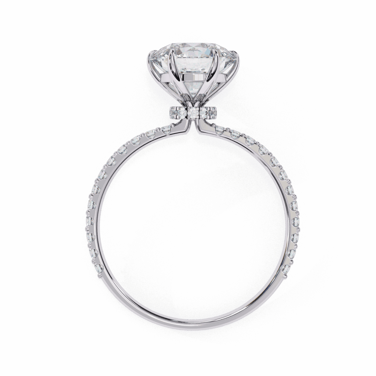 2.25 Carat Round Cut Modern Classic Solitaire Ring  Image 3