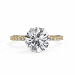 2.25 Carat Round Cut Modern Classic Solitaire Ring - Image 6