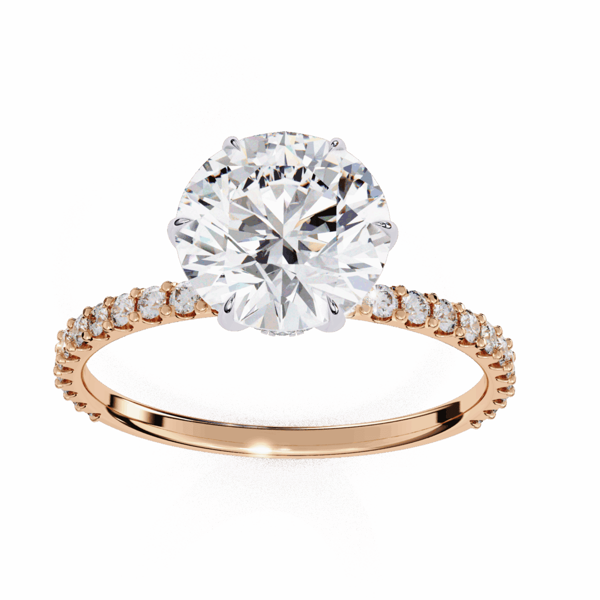 2.25 Carat Round Cut Modern Classic Solitaire Ring  Image 13