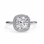 2 Carat Cushion Cut Legacy Solitaire Ring