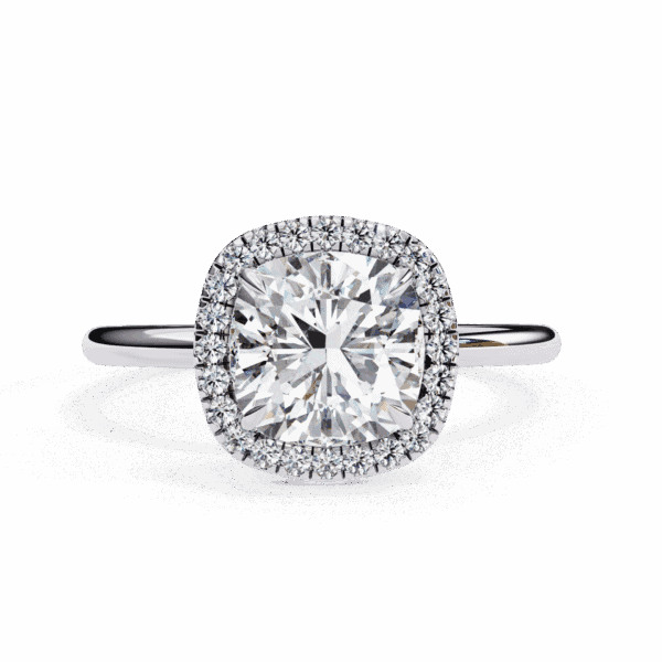 2 Carat Cushion Cut Legacy Solitaire Ring