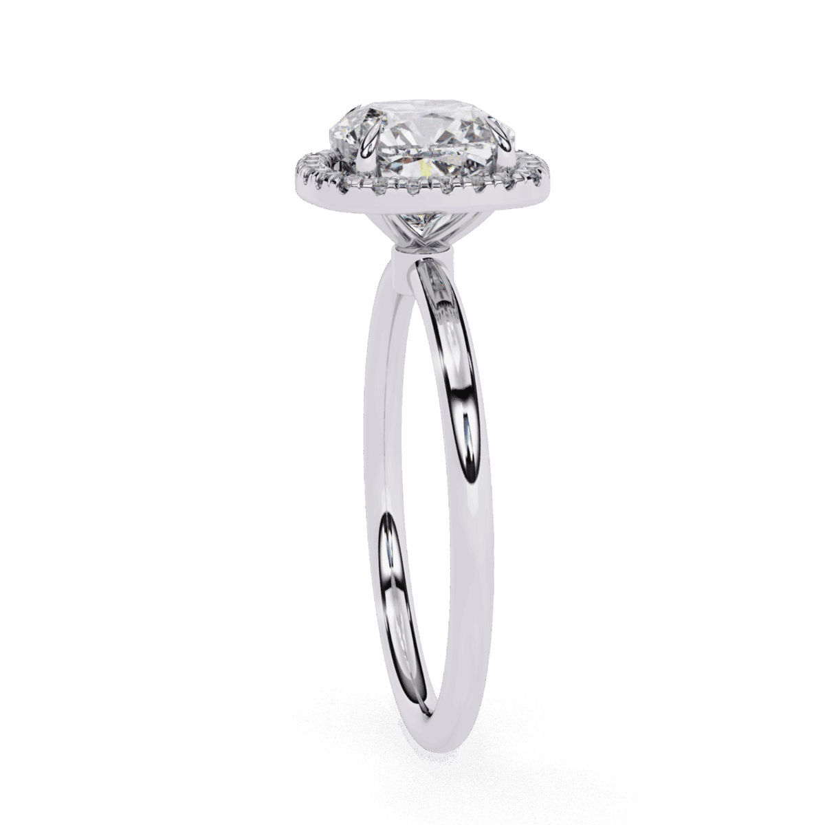 2 Carat Cushion Cut Legacy Solitaire Ring  Image 2